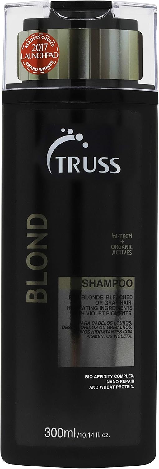 TRUSS Blond Shampoo, High Tech Organic Actives, 300 ml, Violet, 300 ml (Pack of 1)