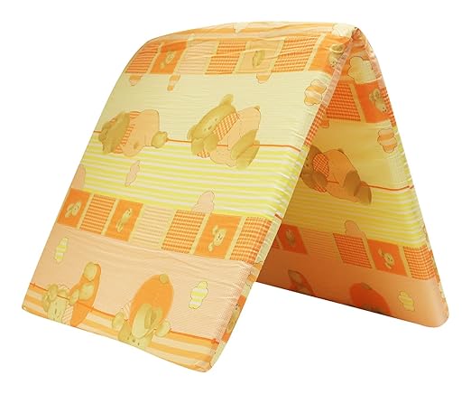 title=Poupy 804.6 Materassino per Lettino da Campeggio, Colori Assortiti, 60x120