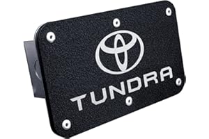 Au-TOMOTIVE GOLD Logo Trailer Hitch Plug for Toyota Tundra (Black)