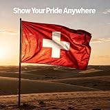 SHATCHI Switzerland Flag 5ft x 3ft Polyester with Brass Eyelets view 9