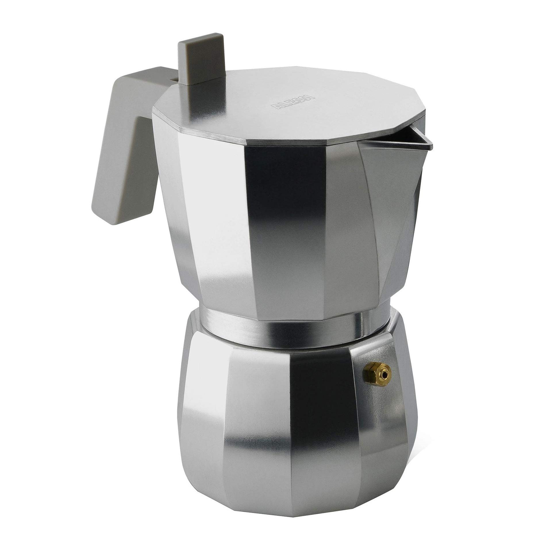 Alessi DC06/6 Espresso Coffee Maker, Aluminium 6 tazze
