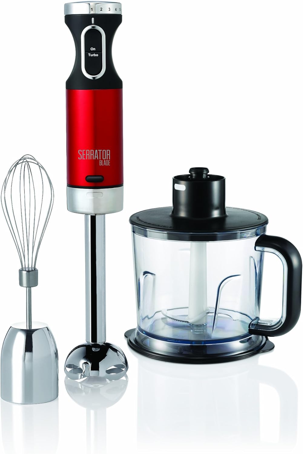 Morphy Richards 402010 Accents Hand Blender Set with Serrator Blade Red Amazon.co.uk Kitchen