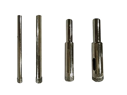 Excel Impex Glass Drill Bit Set Of 4 (5 mm,6 mm,8 mm,10 mm Dia )