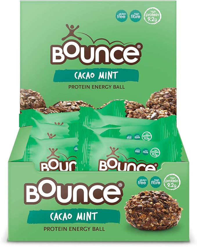 Bounce Mint Protein Energy Ball 42g (Pack of 12) Amazon.co.uk Grocery