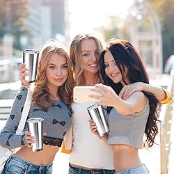 Sieral 36 Packs Stainless Steel Tumbler Bulk with