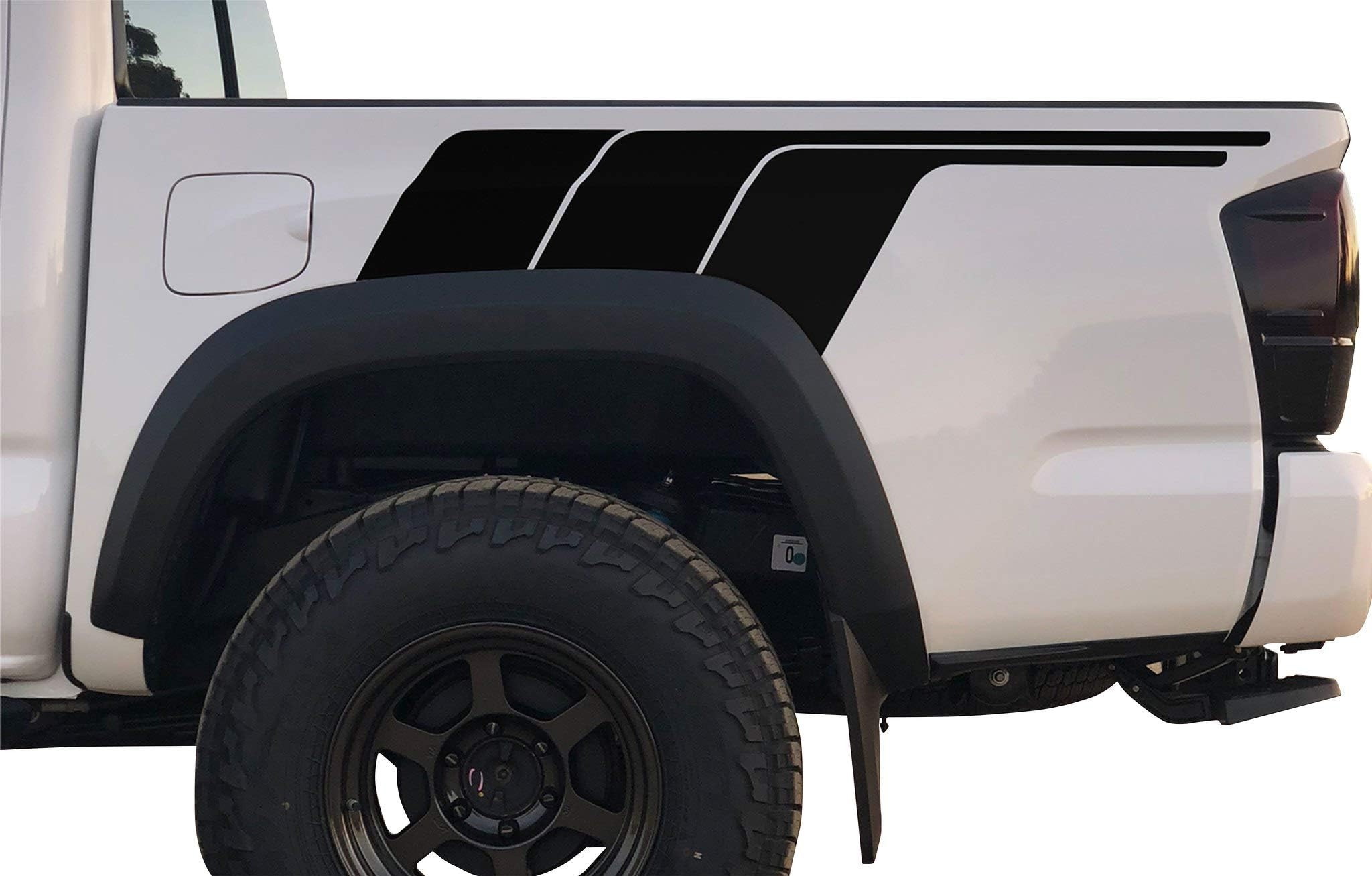 Matte Black - Taco Troopers Back to The Future Side Stripes (Rear)