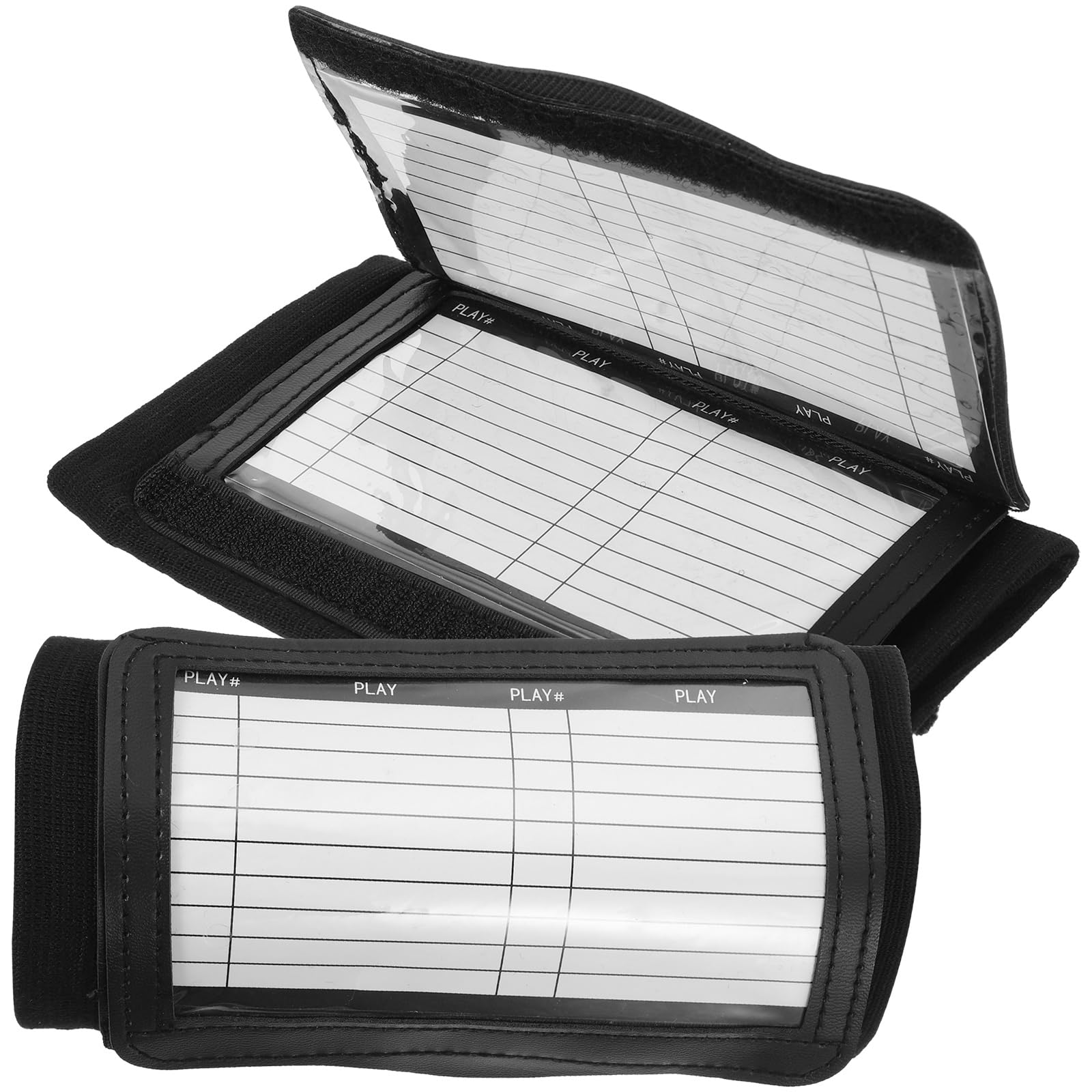 Veemoon Football Play Wristbands, 2Pcs Training Assistant Football Sports Wristband Playbook Youth Quarterback Gear Baseball Basketball Board Wrist Play Professional Arm