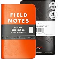 Field Notes | Expedition Edition 3-Pack | Waterproof Notebook