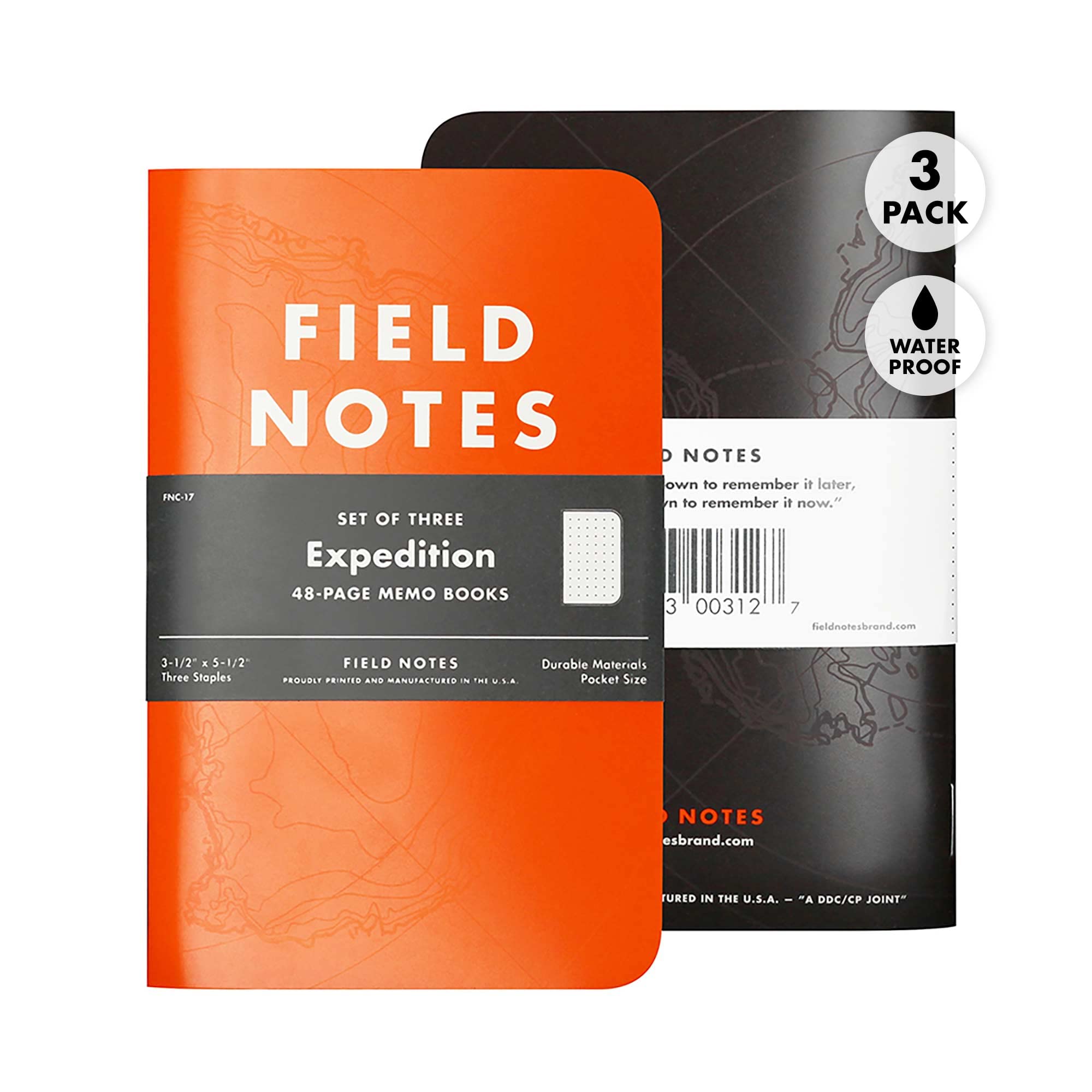Field Notes Memo Books - Expedition Edition (Pack of 3)