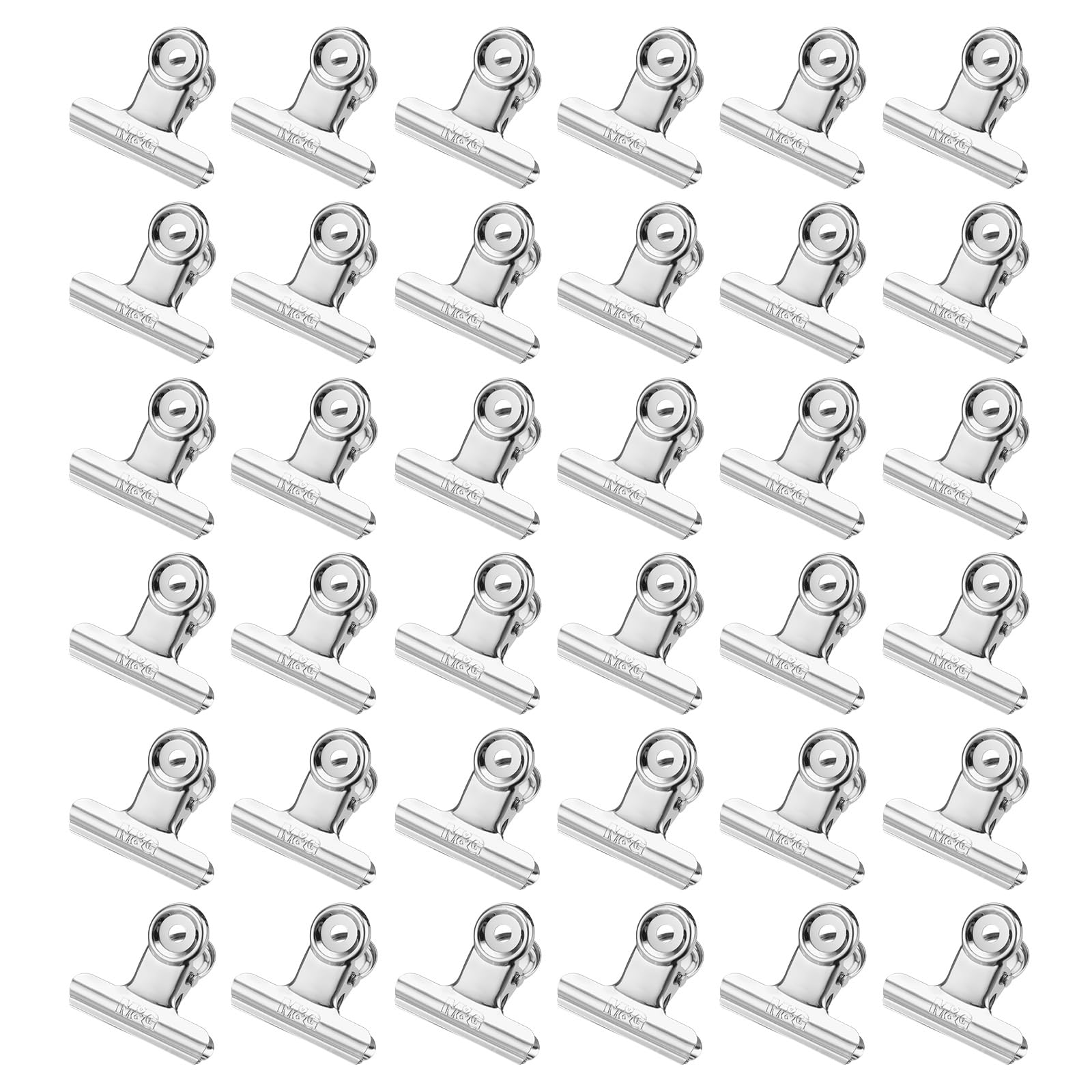 M&G 72Pack Binder Clips, 29mm Stainless Steel Small Hinge Paper Clip Metal Hinge Clamps for DIY Crafts, Paintings, Drawings, Photos Home Office Supplies