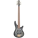 Ibanez SR Standard 5-string Electric Bass - Black Ice Frozen Matte