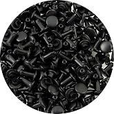 Black Double Cap Rivets, 100 Pack, 7mm Post Leather Rivets for Wallets, Belts, Bags, Straps, Repairs &amp; Leathercraft Projects &ndash; Springfield Leather Company