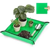 Repotting Mat Super Thick for Soil & Succulent Potting Mix 26.8"x 26.8" | Mess-Free Waterproof Foldable & Easy Clean - Cactus