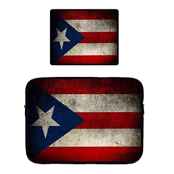 Amazon Com Vintage Puerto Rico Flag 13 15 Inch Portable Zipper