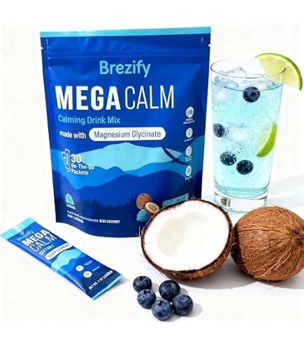 Amazon.com: Brezify MegaCalm Coconut Lemonade Drink Sticks