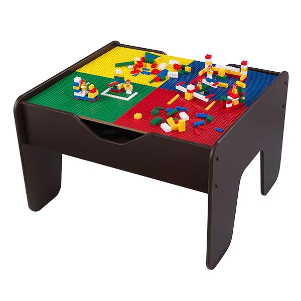 KIDKRAFT 2-IN-1 REVERSIBLE TOP ACTIVITY TABLE WITH 200...