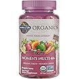 Garden of Life Organics Women 40+ Gummy Vitamins - Berry - Certified Organic, Non-GMO, Vegan, Kosher Complete Multi - Methyl 