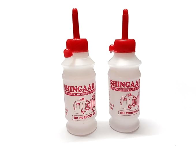 Pack of Two. Sewing Machine lubricating Oil with Oil can for Home/Shop Sewing Machine for