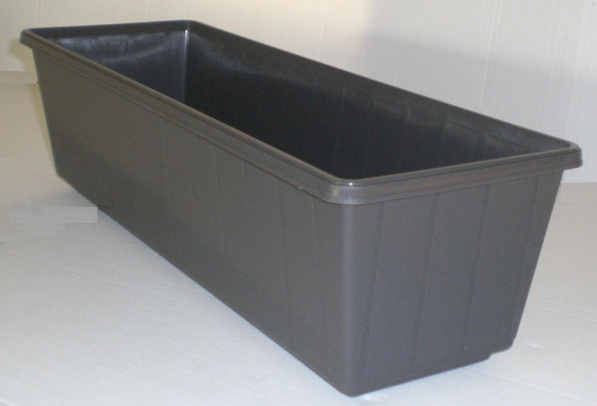 Balcony Trough Plastic Plant Pot 80 CM Anthracite