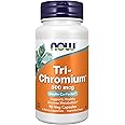 NOW Foods Supplements, Tri-Chromium™ 500 mcg with Cinnamon, Insulin Co-Factor*, 90 Veg Capsules
