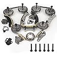 Htostar Racing Engine Timing Chain Kit with VVT Sprocket Compatible with Buick Cadillac Chevrolet GMC Pontiac Saab Saturn Suzuki Acadia Traverse Enclave Caprice Equinox 2007-2022 Replace 9-0753SVVT