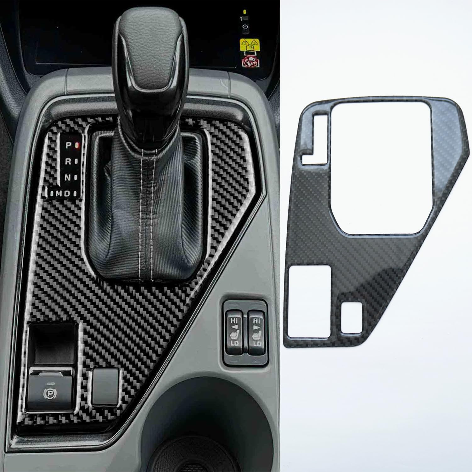 Photo 1 of ZiWen Real Carbon Fiber Central Control Gear Shift Panel Trims Accessories for Subaru Crosstrek Impreza RS 2024 2025 (Carbon Fiber Black)