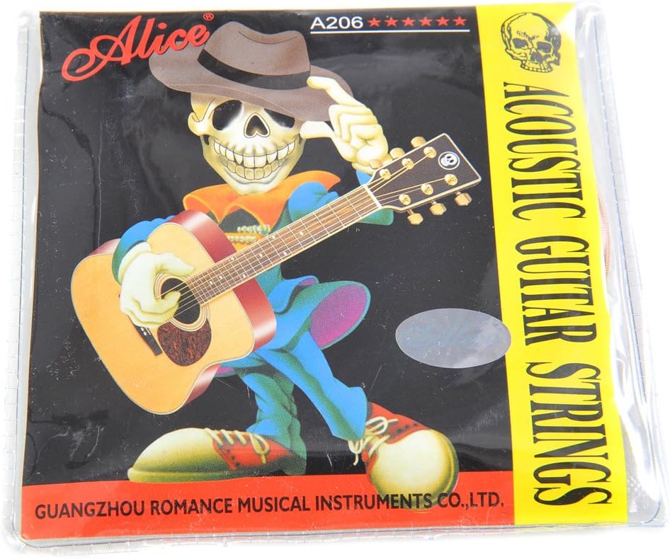 Alice Acoustic Guitar Strings (Super Light), E .011 to E .052