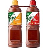 Tajin Fruity Chamoy Sauce 15.38oz and Mild Hot Sauce 15.38oz Bundle (Pack of 2)