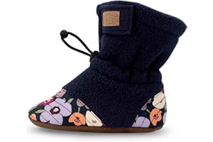 JAN & JUL Fleece Stay-Put Cozy Booties, Lightweight Boots for Babies and Toddlers