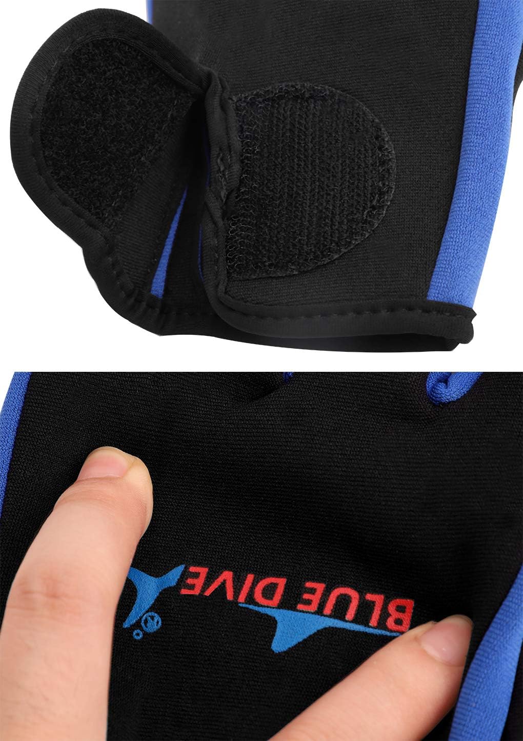 Diving Gloves, Wetsuit Gloves Men Women Watersports Diving Boating Surfing Neoprene Diving Snorkeling Kayaking Five Finger Gloves Scuba Gloves Diving Suit Snorkeling Gloves Keep Warmer : Sports & Outdoors