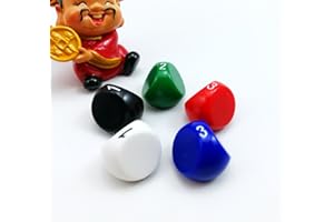 BESCON DICE Bescon Polyhedral 3-Sided Gaming Dice - D3, 3 Sides, 5 Assorted Opaque Colors