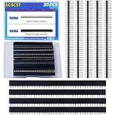 EGSCST 30PCS 2.54mm Male and Female Pin Headers Connector 40Pin Single Row Breakaway Stackable Header Pins Connectors for Ard