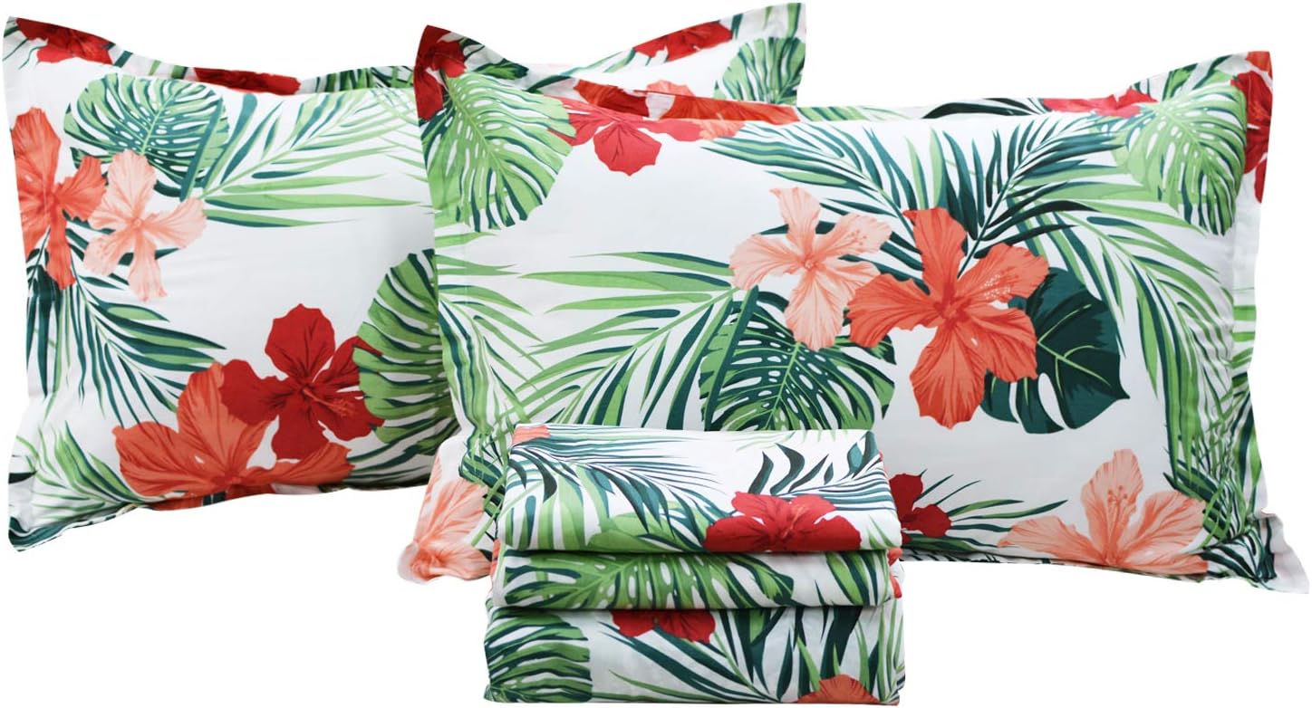 Best Vintage Hawaiian Print Bedding Cree Home