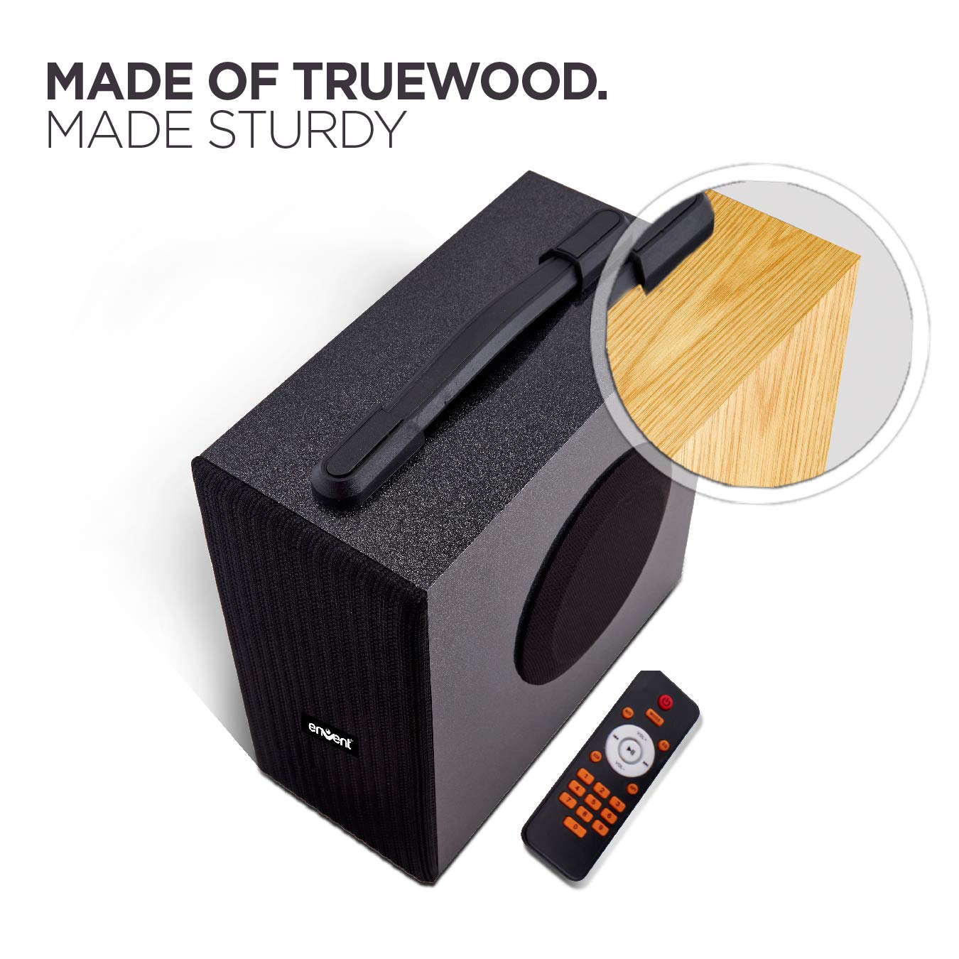 envent rock 250 25 w bluetooth tower speaker 2.1 channel