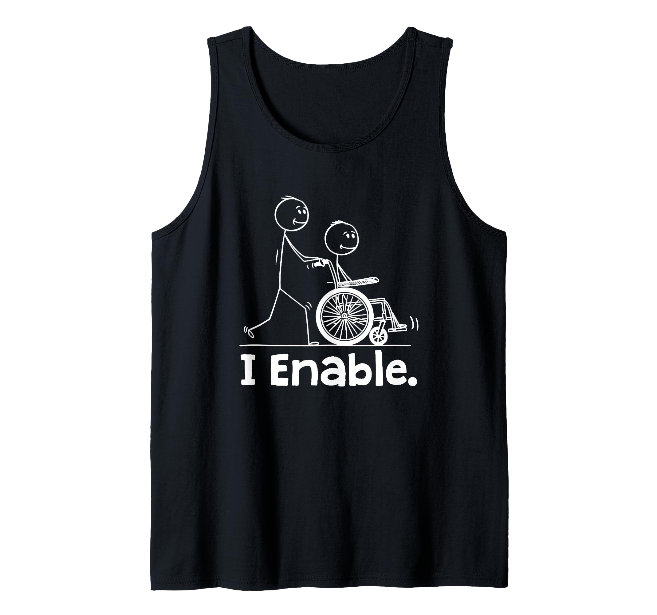 OT Occupational Therapy I Enable Wheelchair Funny Tank Top