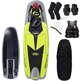 SKEKECIE High-Speed Electric Surfboard 12KW Water Jet Surf Board, Max-Speed of 52 KM/h, Battery Life of 55-100 Min, IP67 Waterproof, Electric Jet Surfboard for Adult, Ship from US (Green)