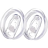 Soledea Wine Tumbler Lids, 2 Pack 12 oz Spill Proof 2.9 inch Diameter Lids for Wine Mugs Only