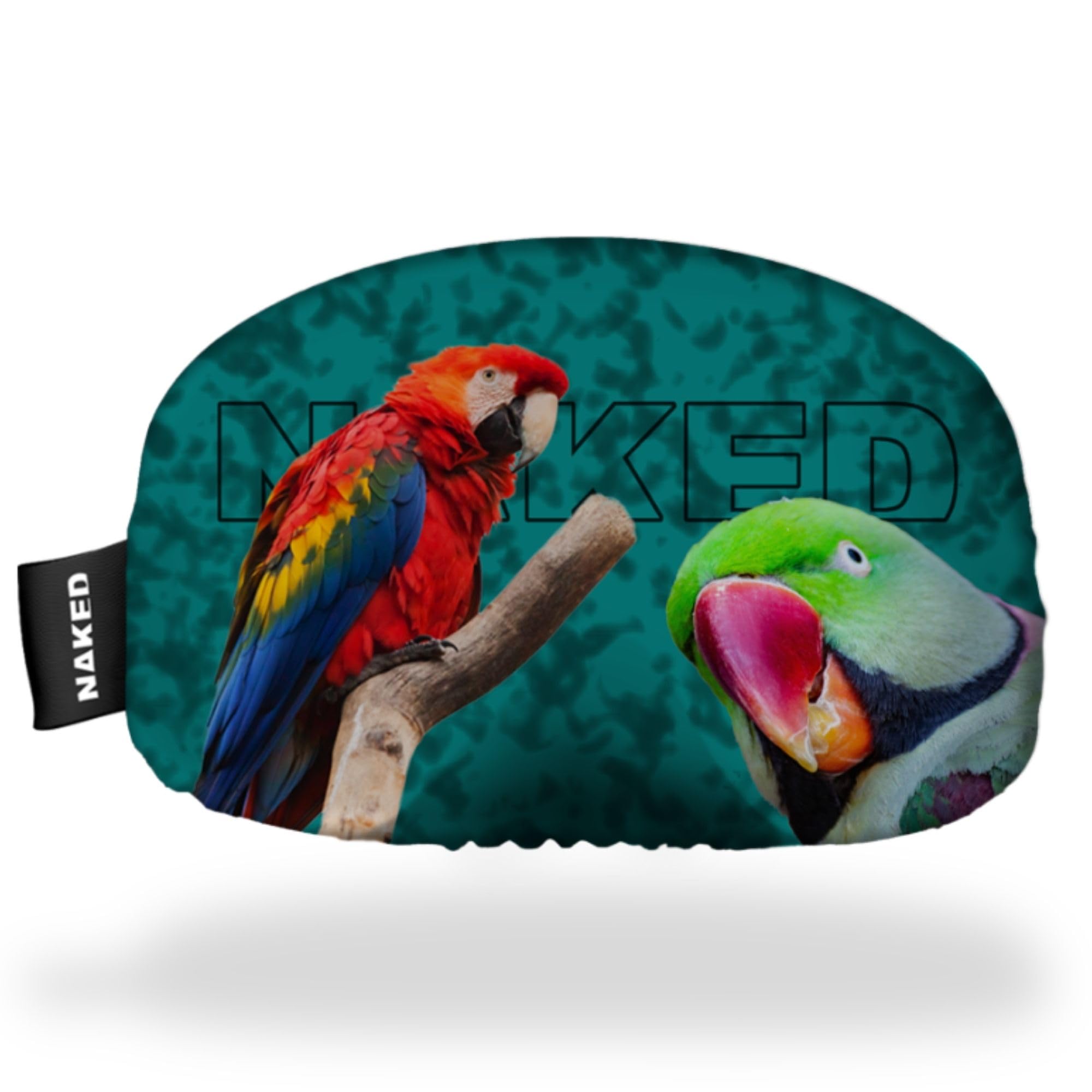 NAKED Optics Ski Goggles Protective Cover, Microfibre Glass Protection Cover, One Size (Parrot)