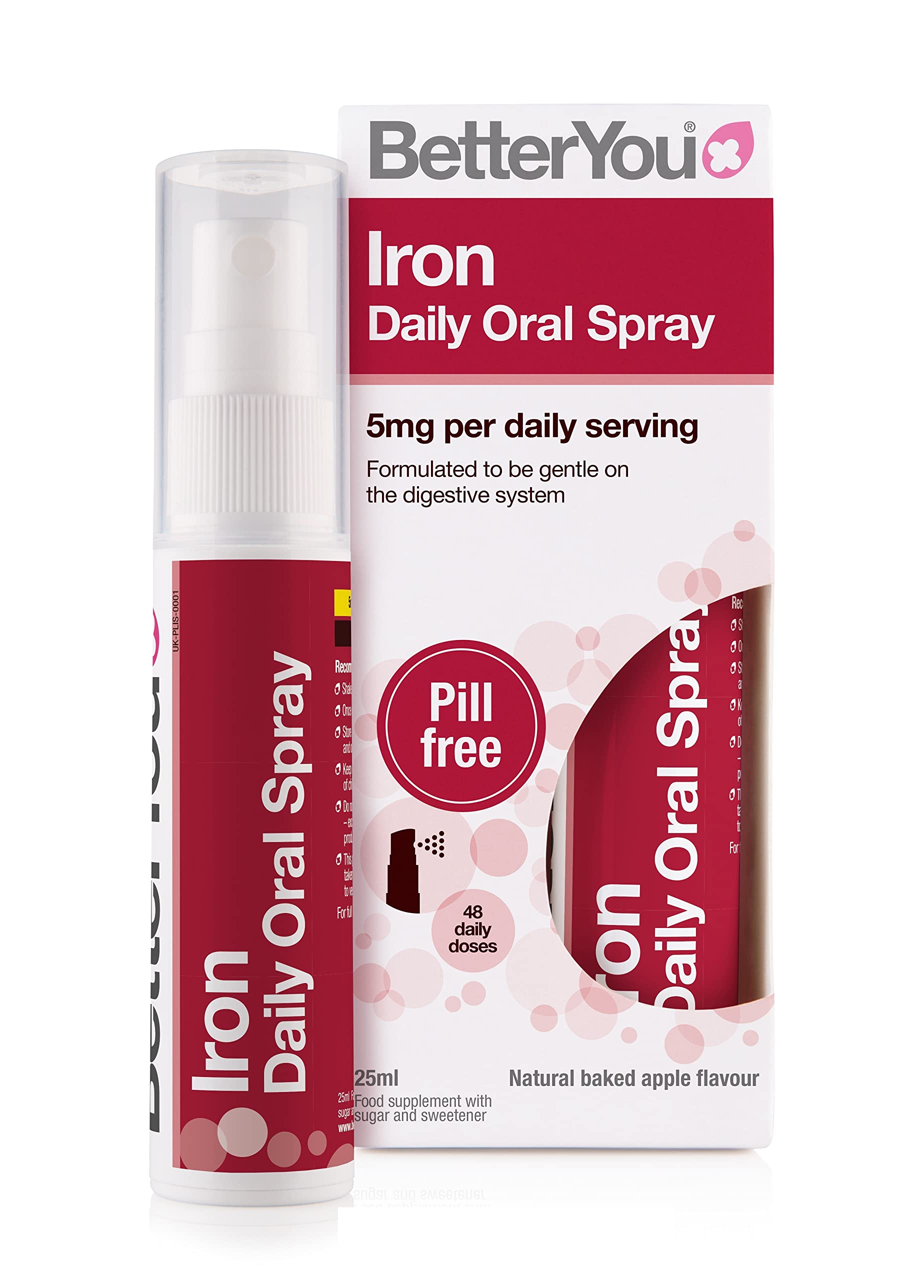 Better You Iron Daily Oral Spray 25ml (Pack of 3)