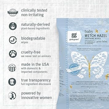 witch hazel baby wipes