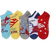 Bioworld Superman Characters Womens Ankle Socks 5 Pack