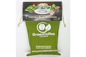 GREEN COFFEE TRADERS 1LB 100% Pure Jamaica Jamaican Grade 1 Coffee - GREEN UNROASTED