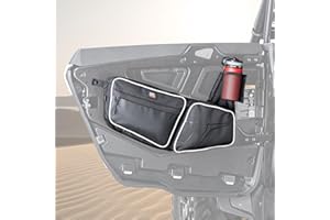 KEMIMOTO 2024 2025 2026 XP 1000 Front Door Bags, UTV Storage Side Tool Bags, PVC Wear Resistant Zippers Compatible With Polaris RZR XP 1000/4 1000 Accessories 2024 2025 2026