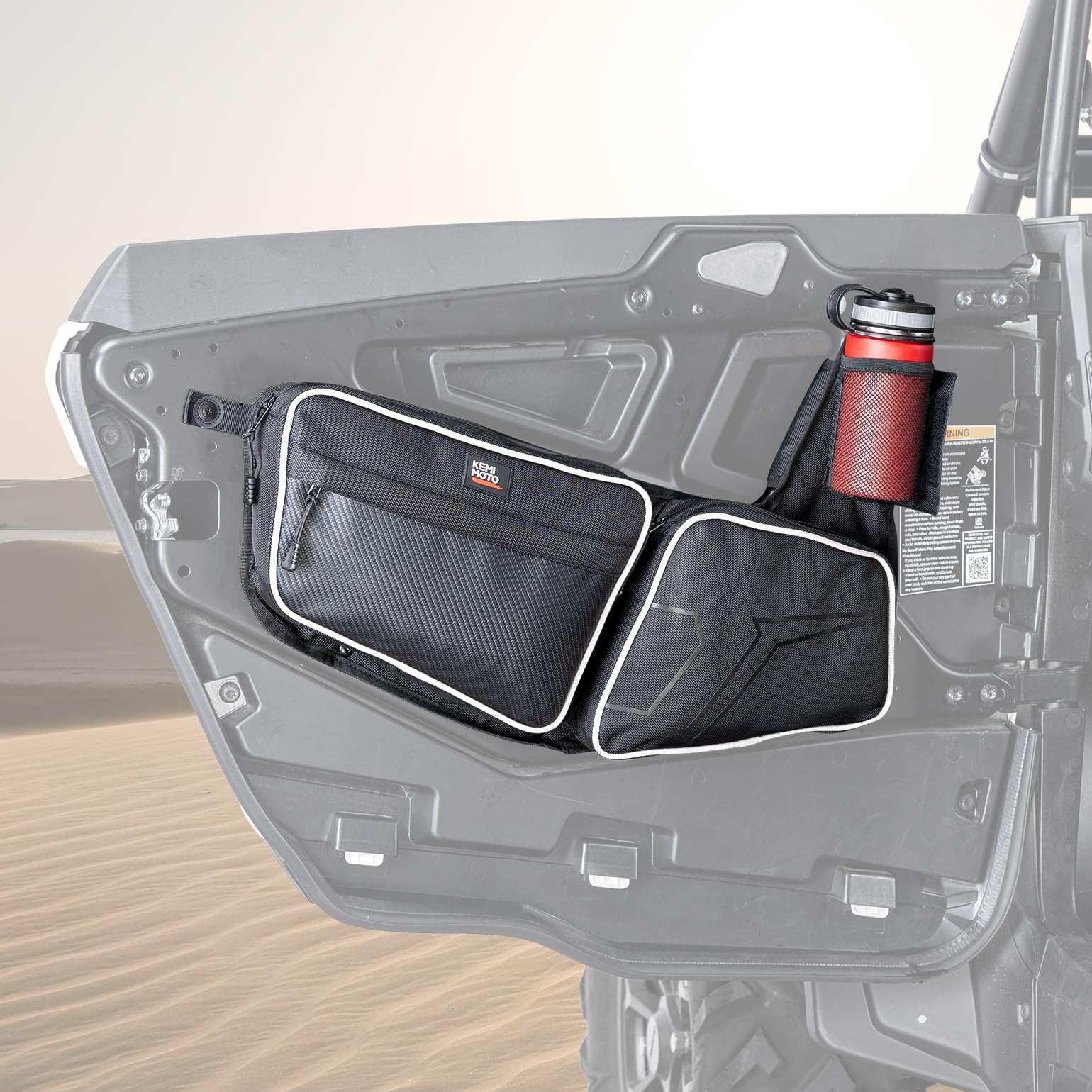 Photo 1 of KEMIMOTO 2024 2025 2026 XP 1000 Front Door Bags, UTV Storage Side Tool Bags, PVC Wear Resistant Zippers Compatible With Polaris RZR XP 1000/4 1000 Accessories 2024 2025 2026