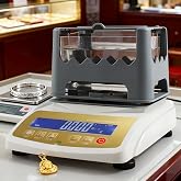 Gold Purity Tester - Metal Analyzer for Gold, Silver, Platinum &amp; Palladium - Accurate Density Meter for Jewelry Testing - Measures Up to 1200g