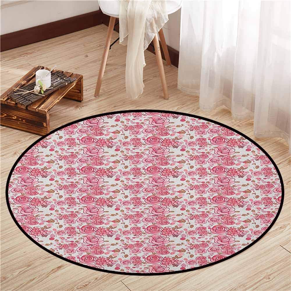 Alfombras Redondas, sandía, Estilo Acuarela, patrón de Frutas