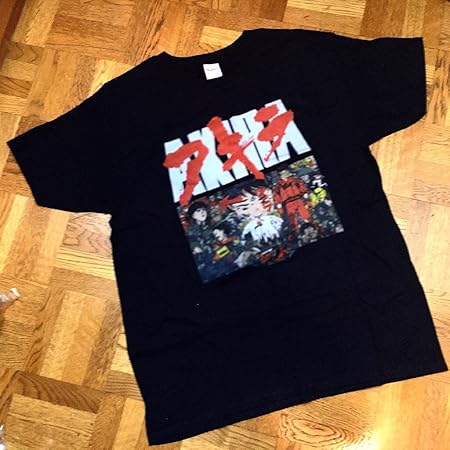 Amazon Akira アキラ Tシャツ L 大友克洋 アニメ 映画 黒 80s 攻殻機動隊 ジョジョ マガジン ブラック ホラー 金田 鉄雄 バイク シュプリーム Supreme おもちゃ雑貨 手品 おもちゃ