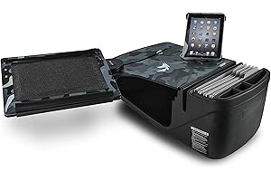 AutoExec AUE15073 Reach Front Seat Car Desk Urban Camouflage Finish with Tablet Mount
