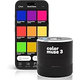 COLOR MUSE 3 Portable Color Matching and Paint Scanner Device &ndash; Black | Wireless Digital Colorimeter Sensor for Accurate Color &amp; Sheen Detection &ndash; Pocket-Sized, Easy Carry, Indoor/Outdoor Projects