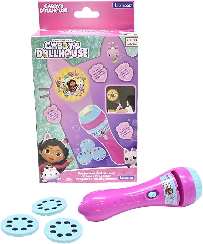 Lexibook Gabby's Dollhouse Stories Projector Torch 3 Discs 24 Images